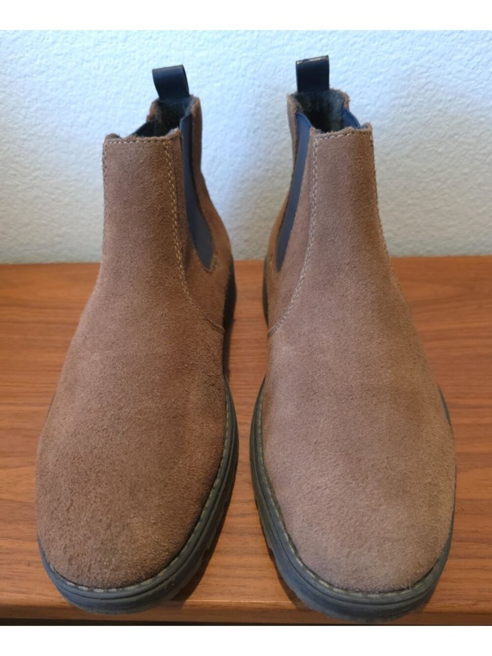 NWOB Rieker Chelsea Brown Suede Slip-On Ankle Boots Men's Sz 41EU (8-8.5US) - Picture 2 of 9